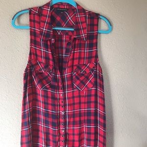 Button up tank